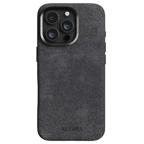 Husa iPhone - Alcantara Black - ALZARA