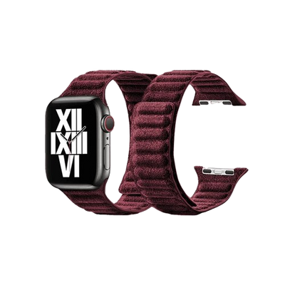 Curea Apple Watch - Alcantara Red - ALZARA