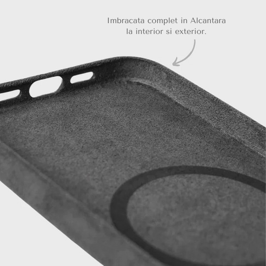 HUSA IPHONE – ALCANTARA GREY