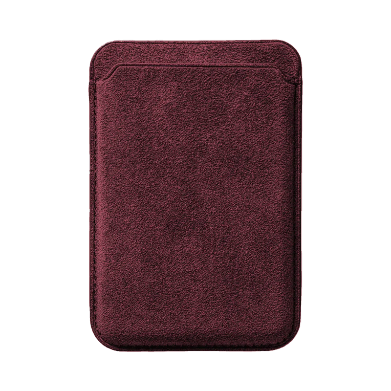 Portofel MagSafe - Alcantara Red - ALZARA