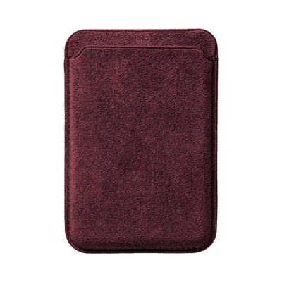 Portofel MagSafe - Alcantara Red - ALZARA