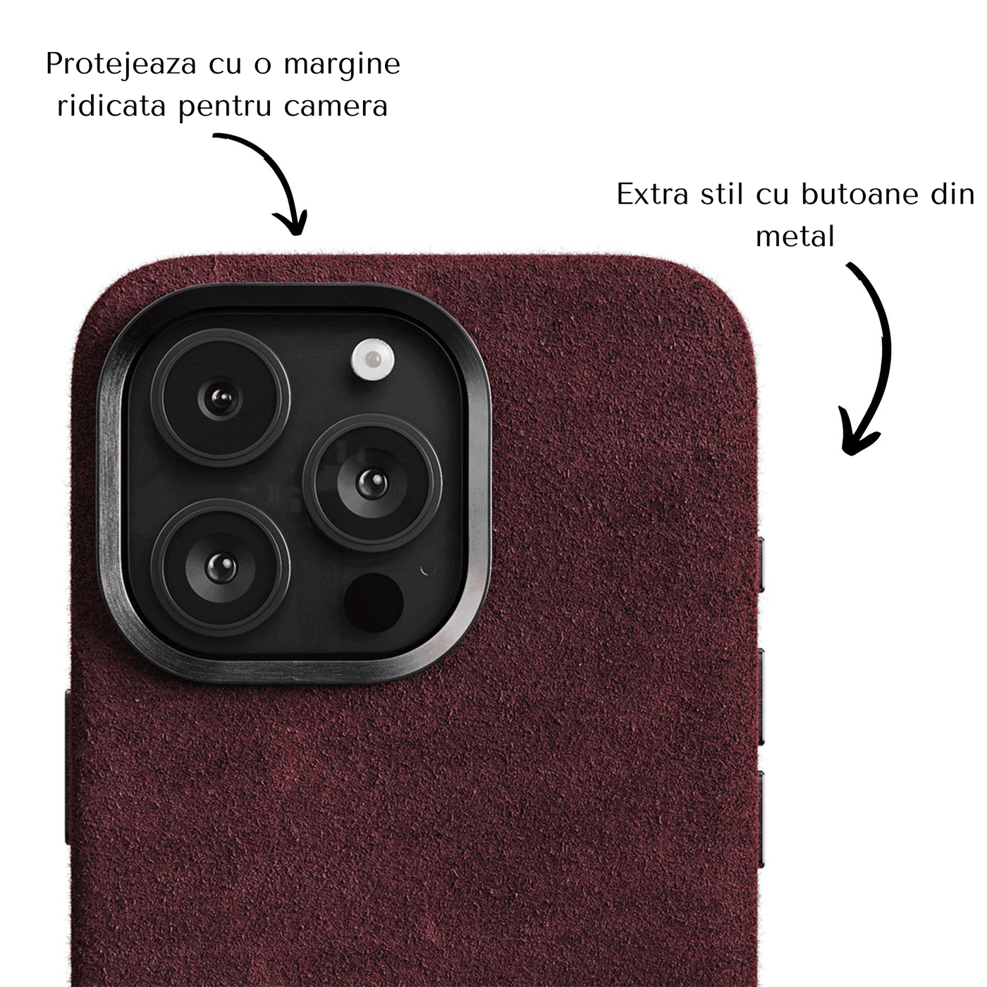 HUSA IPHONE – ALCANTARA RED