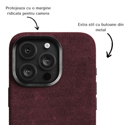 HUSA IPHONE – ALCANTARA RED