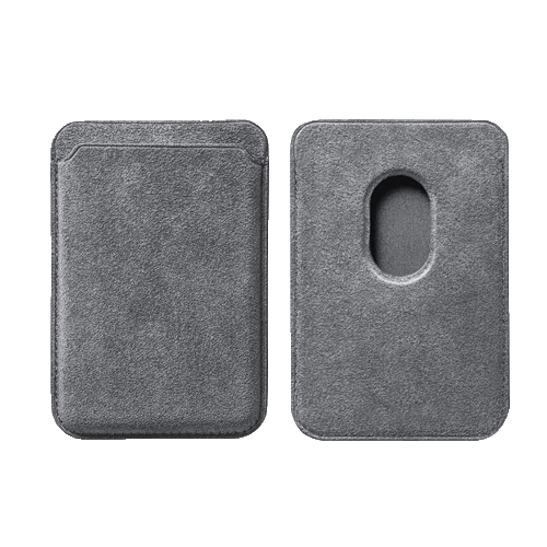 Portofel MagSafe - Alcantara Grey - ALZARA