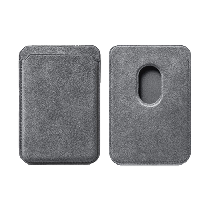 Portofel MagSafe - Alcantara Grey - ALZARA