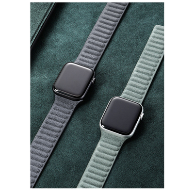 Curea Apple Watch - Alcantara Grey - ALZARA