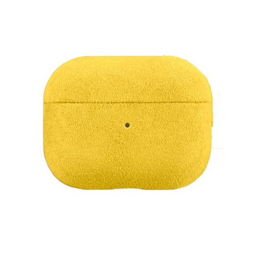 HUSĂ AIRPODS – ALCANTARA YELLOW