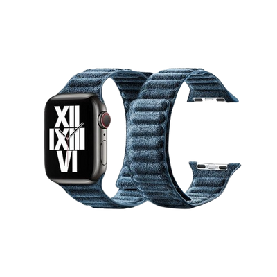 Curea Apple Watch - Alcantara Blue - ALZARA