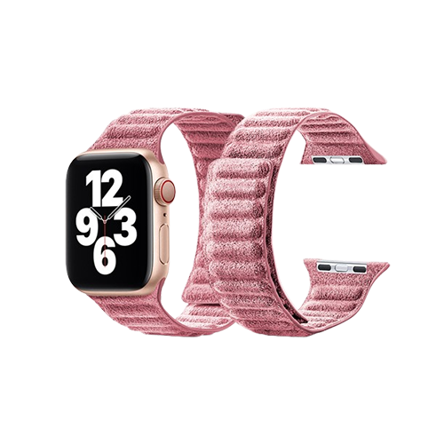 CUREA APPLE WATCH – ALCANTARA PINK