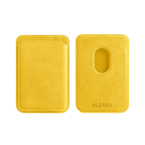 PORTOFEL MAGSAFE – ALCANTARA YELLOW