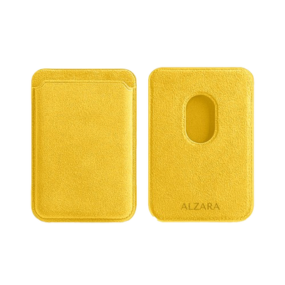 PORTOFEL MAGSAFE – ALCANTARA YELLOW